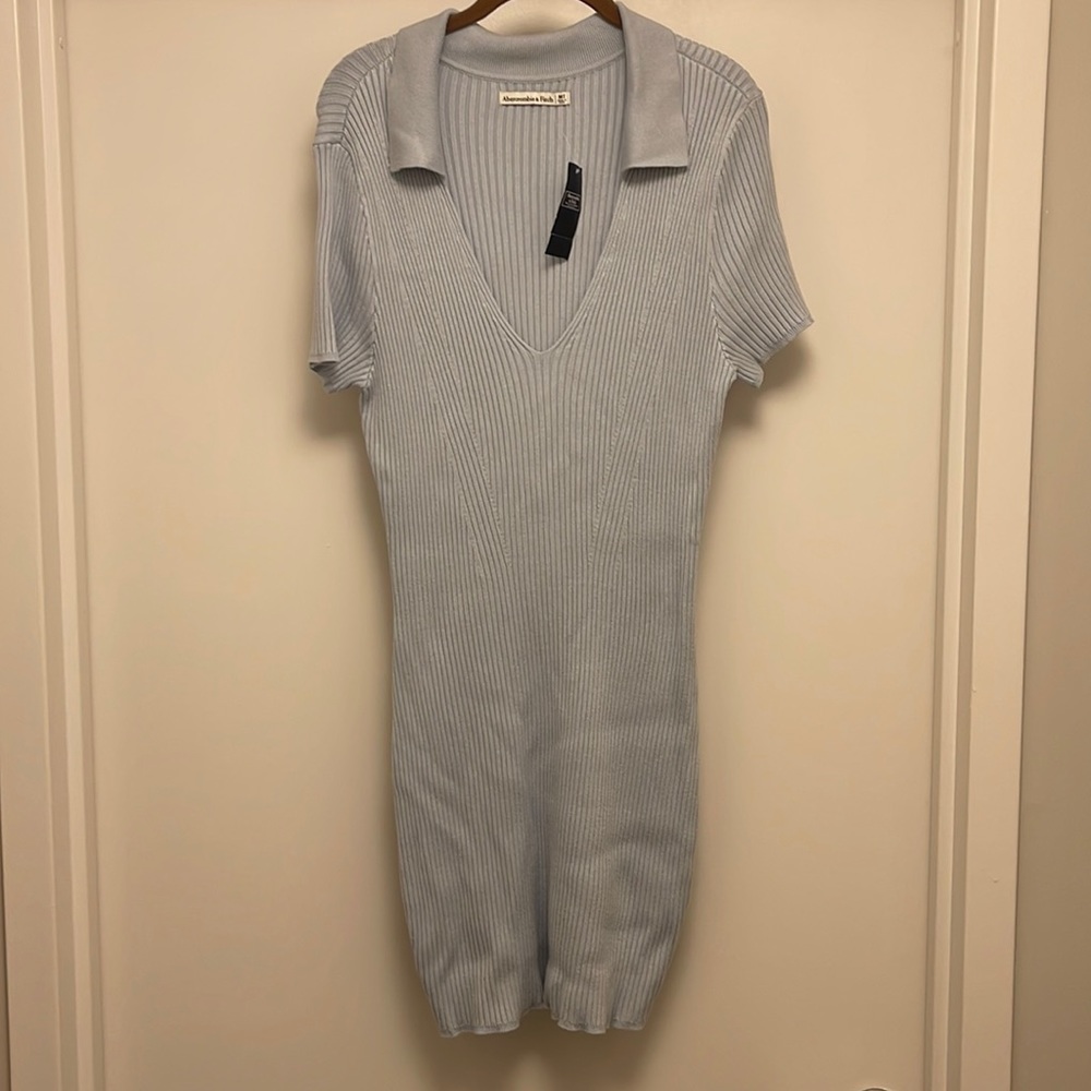 NWT Abercrombie & Fitch Blue Casual Dress